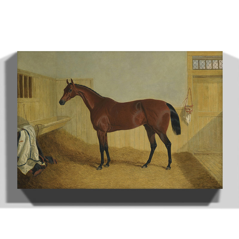 John Frederick Herring - Wrapped Canvas Painting, 70cm H x 100cm W
