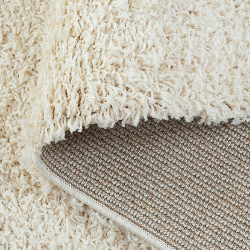 Tapis blanc Aucunoin, Rectangle 5 pi 1 po x 7 pi 6 po