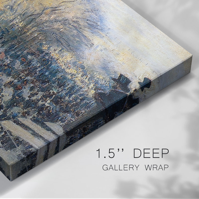 Boulevard des Capucines, 1883 02-Gallery Wrapped Canvas, 12" H x 18" W