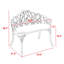 Banc en fonte d'aluminium avec coussin-860660686