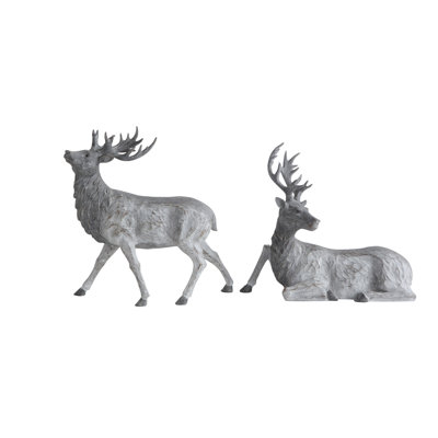 Figurine de cerf en résine