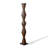 Twisted Rhombus Textured Solid Wood Floor Sculpture With Flat Base