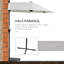 Bryseida 190cm Balcony Parasol-319718353
