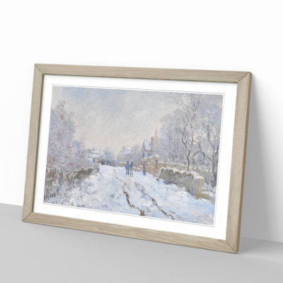 Snow at Argenteuil by Claude Monet - Picture Frame Painting