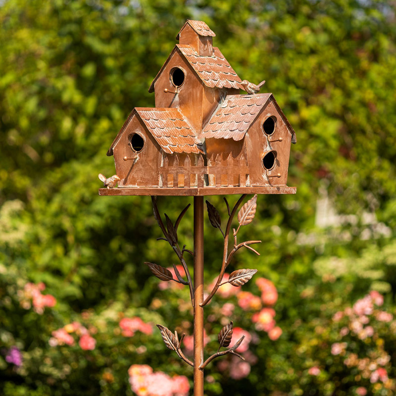 73.75'' H x 13.75'' W x 12.25'' D Weather Resistant Birdhouse