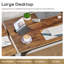 Bureau d'ordinateur moderne simple avec bureau et bureau-2110370260