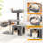 31.5" Cat Tree Tower With Scratching Platform