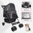 Jespet 4 Wheel Dog Stroller, 36-in, Black-122036352