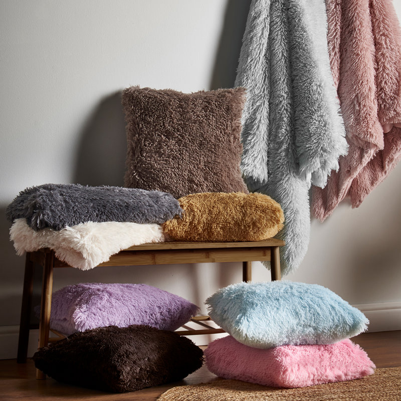 Cuddly Deep Pile Cushion Cover