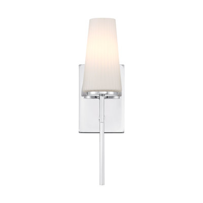 River 1-Light Wall Sconce in Chrome