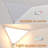 Corner Light With Switch, Ceiling Corner Lights For Living Room, Plug In Ceiling Light, Triangle Shape