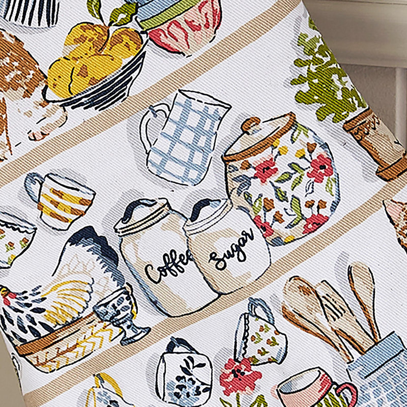 Ulster Weavers Pantry Cats Floral 100% Cotton Oven Glove