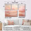 Palette rose nuage horizon - art mural moderne blanc 4 pièces-2052032373-2052032374