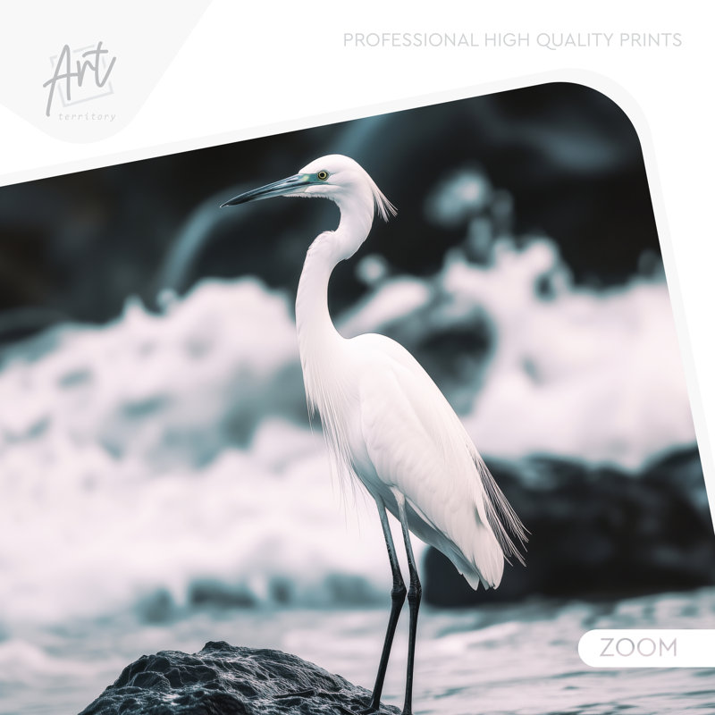 Adhésif décoratif Great Wall Heron, H 71 po x l 40 po