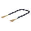 36" Dark Blue Wood Hand Painted Decorative Tassel