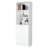 White 2-Door Bookcase, Ideal Home Office Furniture