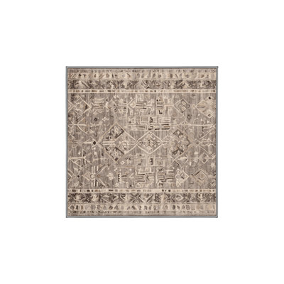 Machine Washable Gray Area Rug