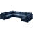 Ensoll Velvet U-Shaped Sectional Reversible-649899243