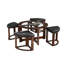 Table basse avec tabourets gigognes Landaverde
