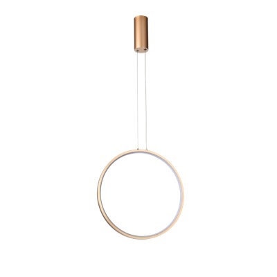 1 - Light LED Wagon Wheel Pendant