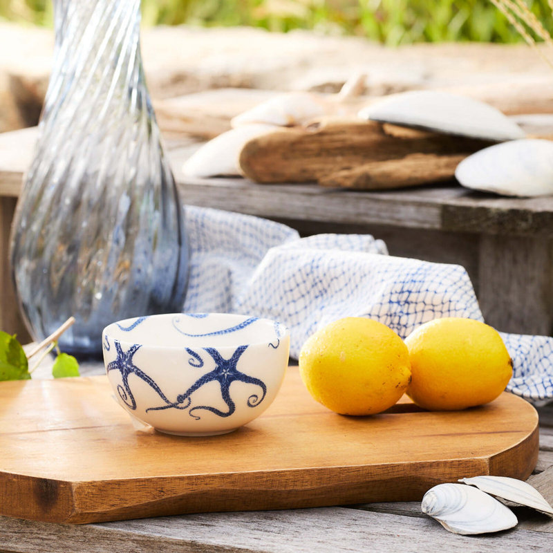 Starfish Porcelain Dessert Bowl