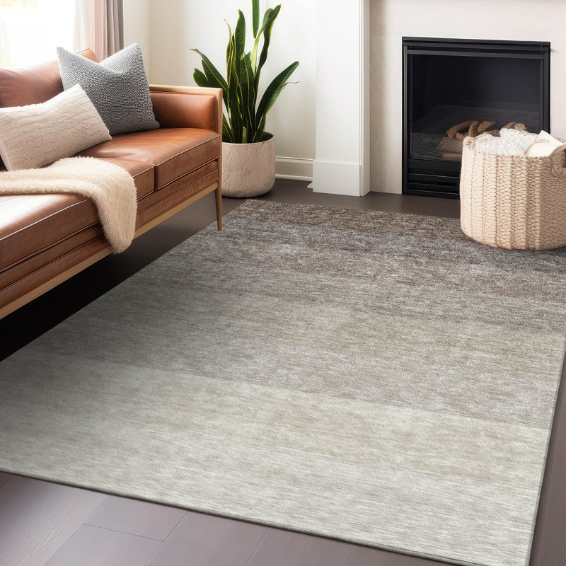 Machine Washable Indoor/Outdoor Kitchen Mat, Rectangle 5' x 7'6"