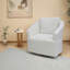 Chaise pivotante polyvalente avec dossier haut et revêtement moelleux pour diverses pièces