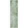 Machine Washable Indoor/Outdoor Xhevrie Green Rug