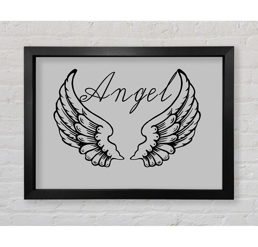 Angel Wings 4 - Einzelne Bilderrahmen Kunstdrucke