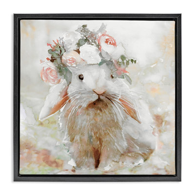 "Spring Spring Bunny", art mural encadré par Stellar Design Studio