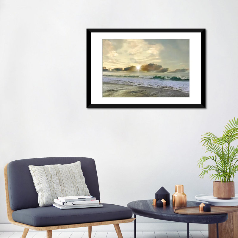 " Discovery " by Mike Calascibetta, Black Framed Fine Art Paper, White, 24" H x 32" W x 1" D