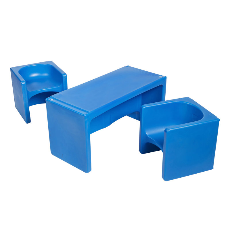 Ensemble 3 pièces ECR4Kids Tri-Me, Bleu