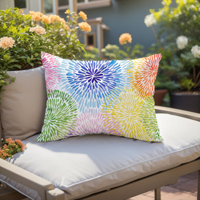 Oreiller carré intérieur \/ extérieur Kain Tye Dye