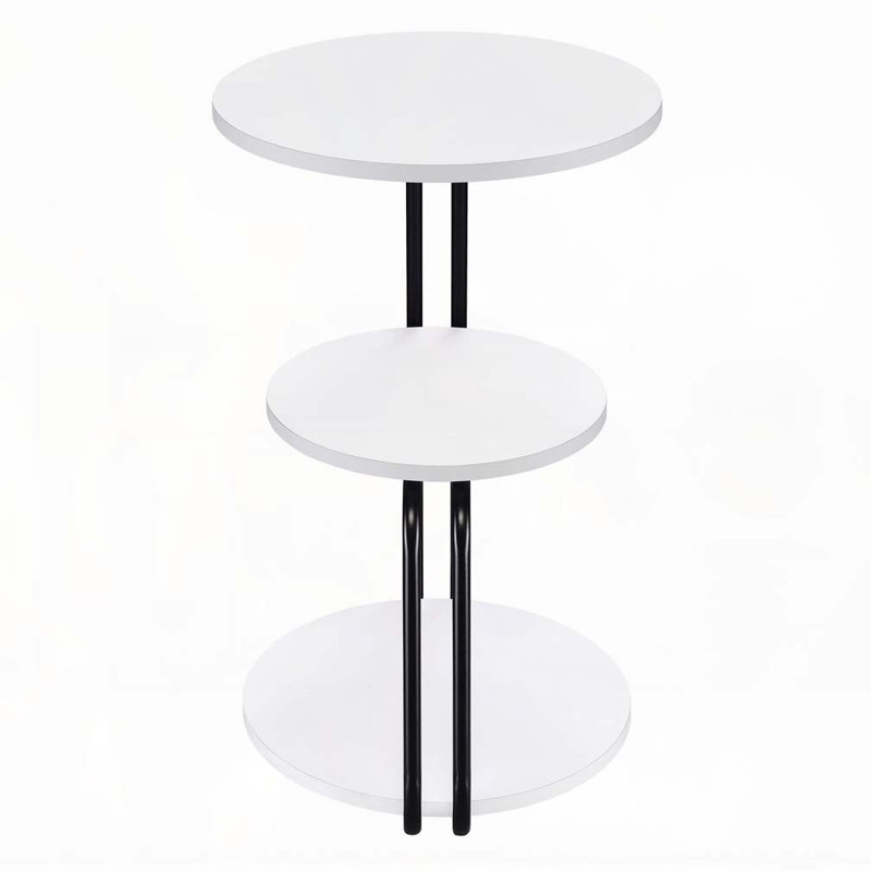 Table d'appoint ronde à 3 niveaux Dixon