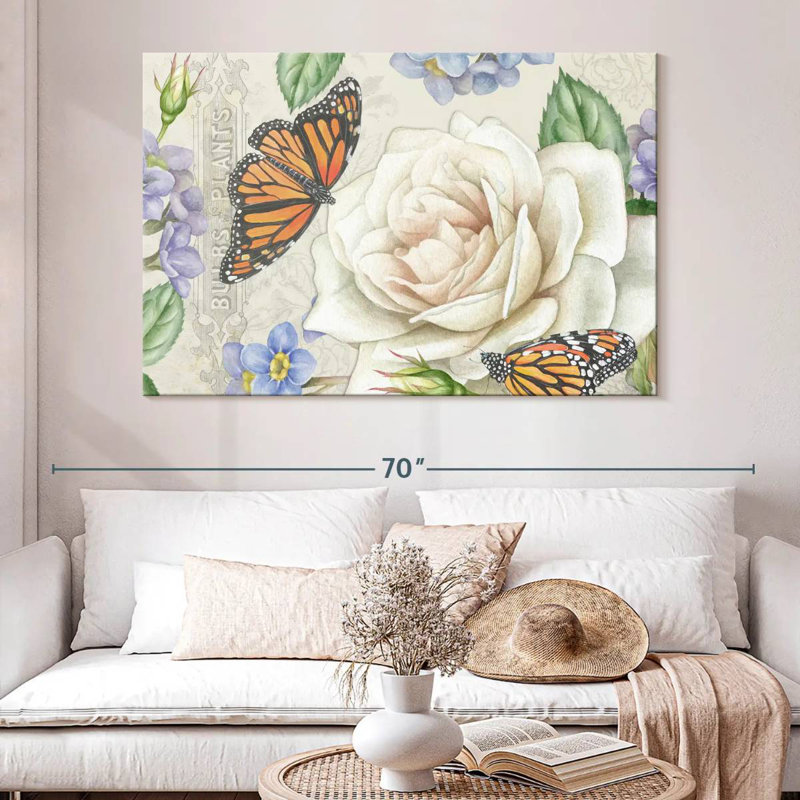 Jardin de roses Harnek en fleurs IV, H 34 po x l 51 po