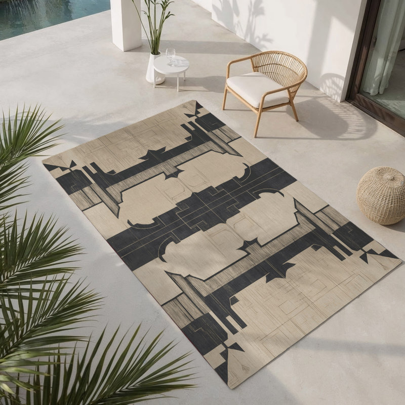 Timeless Tribute Indoor And Outdoor Area Rug, Rectangle 3' x 5'
