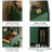 Green Solid wood Shoe Storage