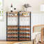 Birgid Wine Bottle Rack Rustic Brown