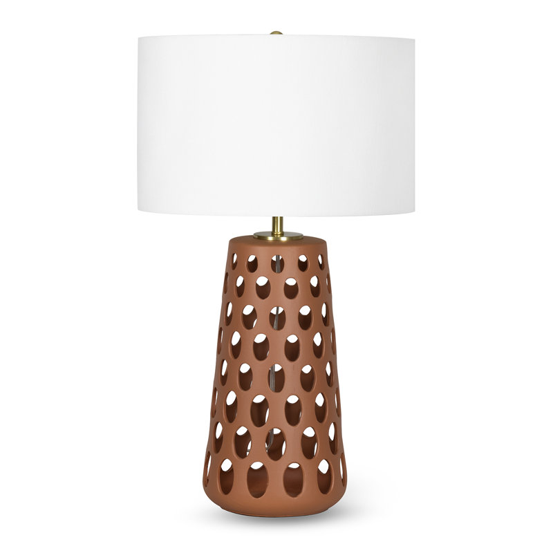 Kelvin Ceramic Table Lamp, Brown