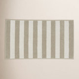 Simple Striped Striped Bath Mat