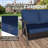 Polyethylene (PE) Wicker Outdoor Patio Sofa-867964382
