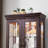Allister Exquisite Glass Cabinet With Illuminated Interior And Quiet Door - Dark Cherry Lighted Movable Partition Appearance 70.39 In. High-121506944