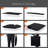 Multi-purpose Rectangular Patio Furniture Cover with Zipper Bag, Heavy-Duty Tough Canvas Patio Table Cover for Outdoor Dining Table and Chairs, Universal Waterproof Black-728465848