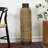Favian Seagrass Handmade Slim Woven Tall Floor Decorative Brown Vase with Dark Brown Striped Accents-105324190