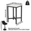 Mianca Marble Top Metal Base Dining Table-795029324