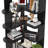 5-Tier Corner Bookshelf,L-Shaped Bookcase Freestanding Storage Shelf & Display Stand For Living Room, Office, Bedroom-465351093