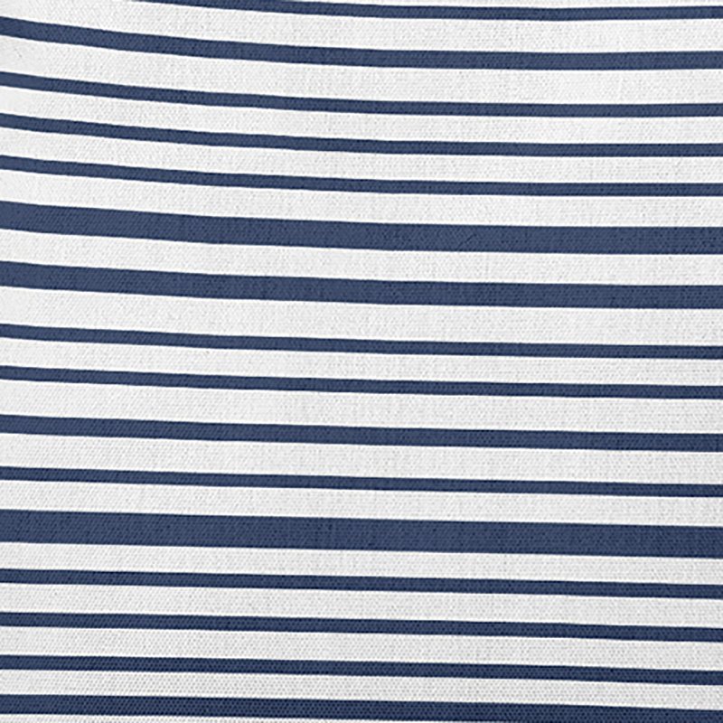 Coussin décoratif intérieur / extérieur Loom Lines, Bleu pierre, 16 po x 16 po