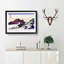 Inume Pass in the Kai Province by Katsushika Hokusai - Picture Frame Painting Print on MDF-55575907-55575908