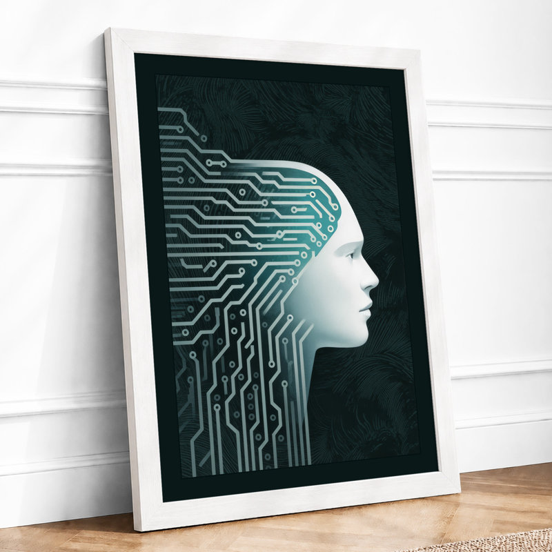 Digital Mind Modern - Print, A4 - 29.7 x 21.0 cm, White