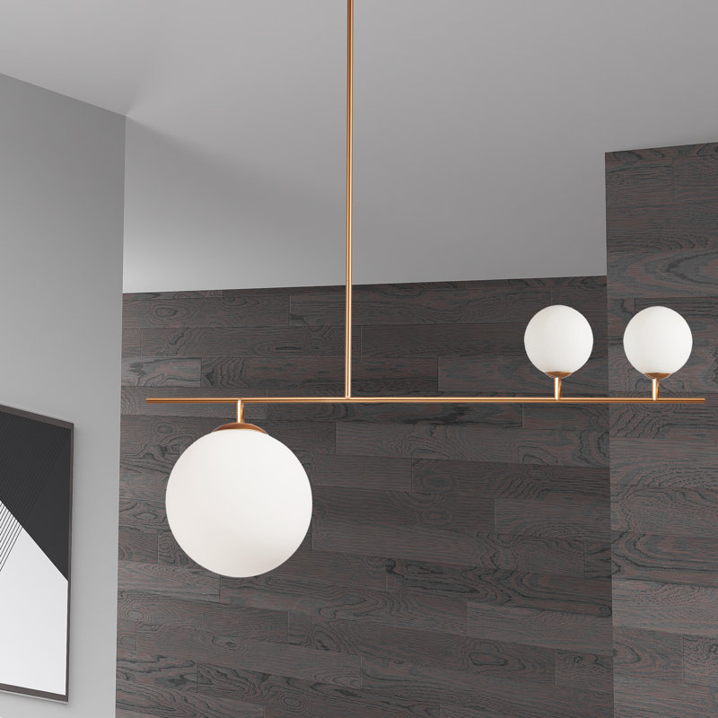 Lustre géométrique unique à 3 lumières Orion